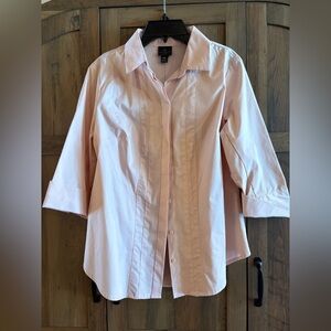 NWT Worthington Blush Pink Blouse PM